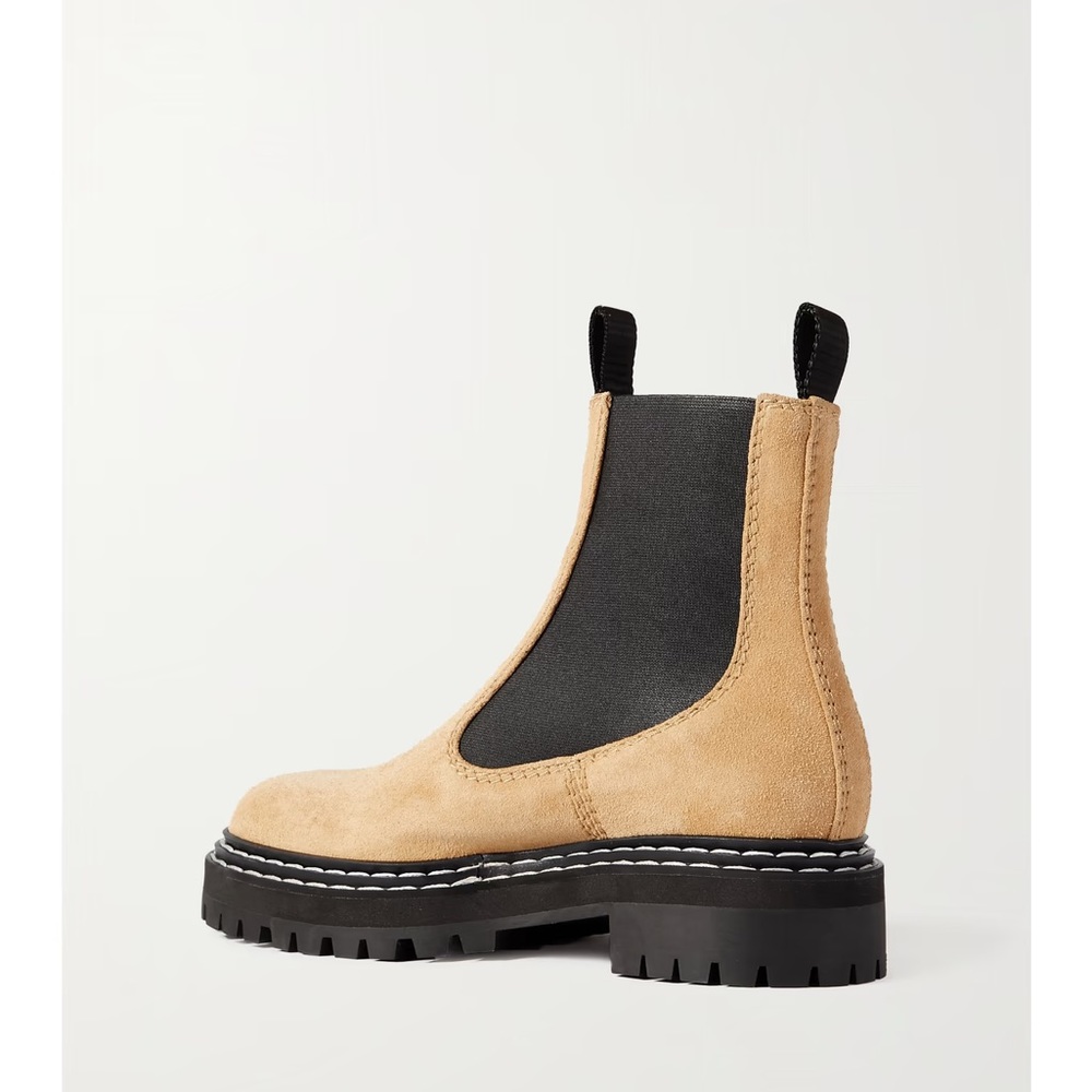 Proenza Schouler Suede Chelsea Boots sz 38 like new - Picture 2 of 6